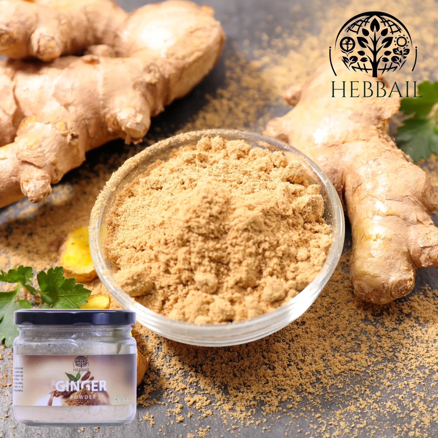 Pure Ginger Powder | Hebbail Natural Spices - Hebbail