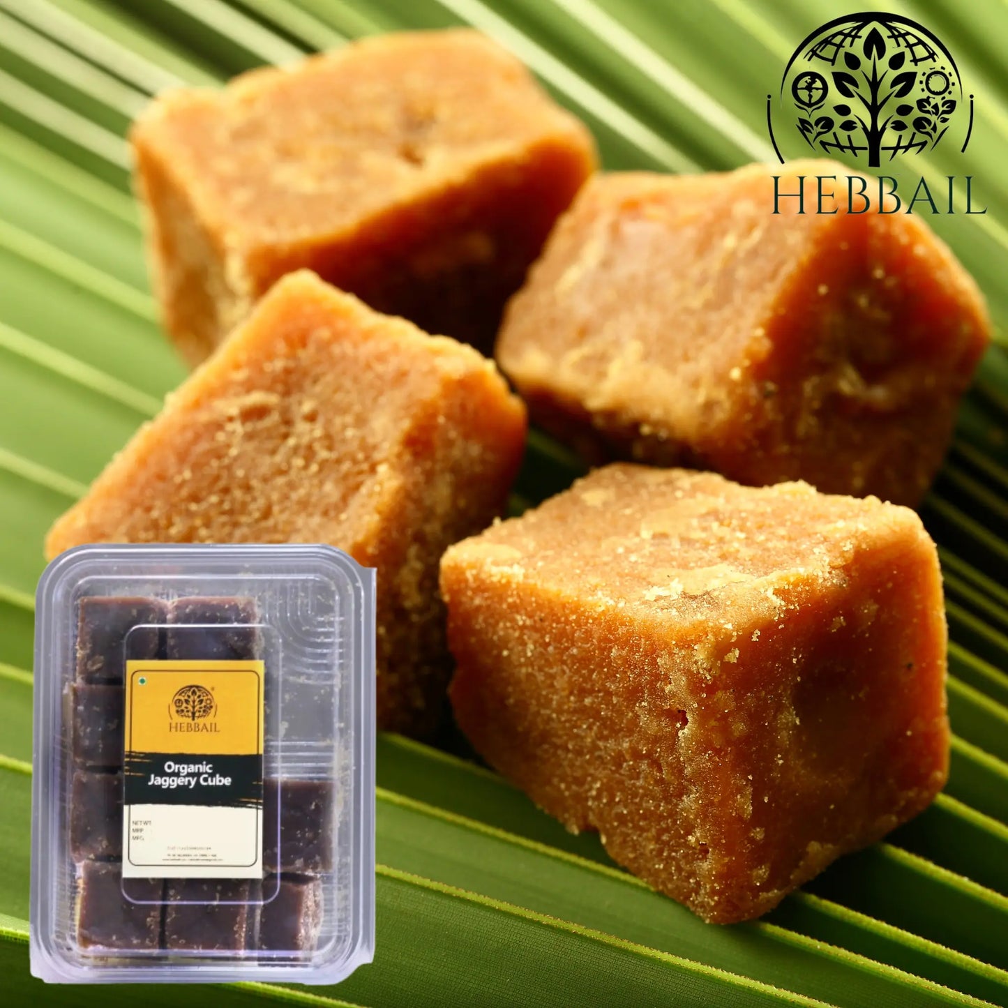 Organic Jaggery Cubes | Hebbail Natural Sweeteners - Hebbail