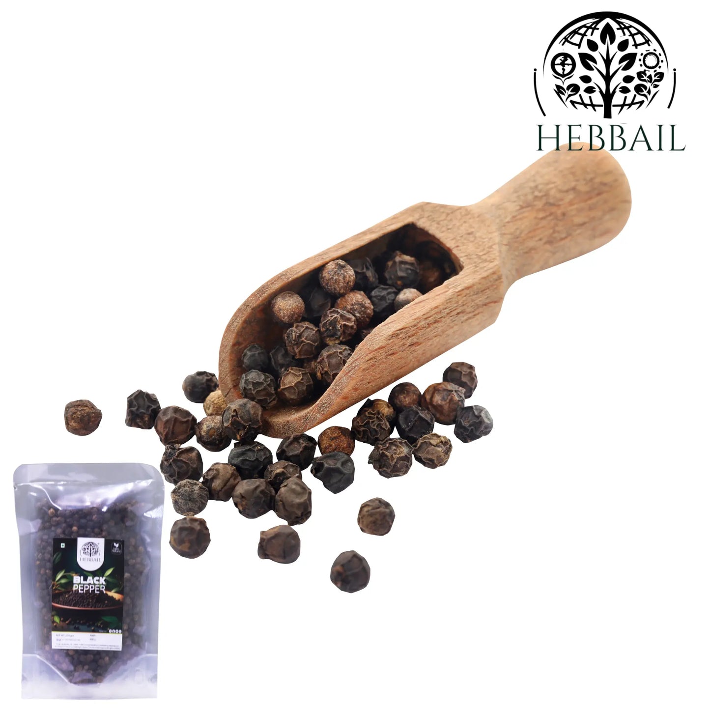 Premium Whole Black Pepper | Hebbail Natural Spices - Hebbail