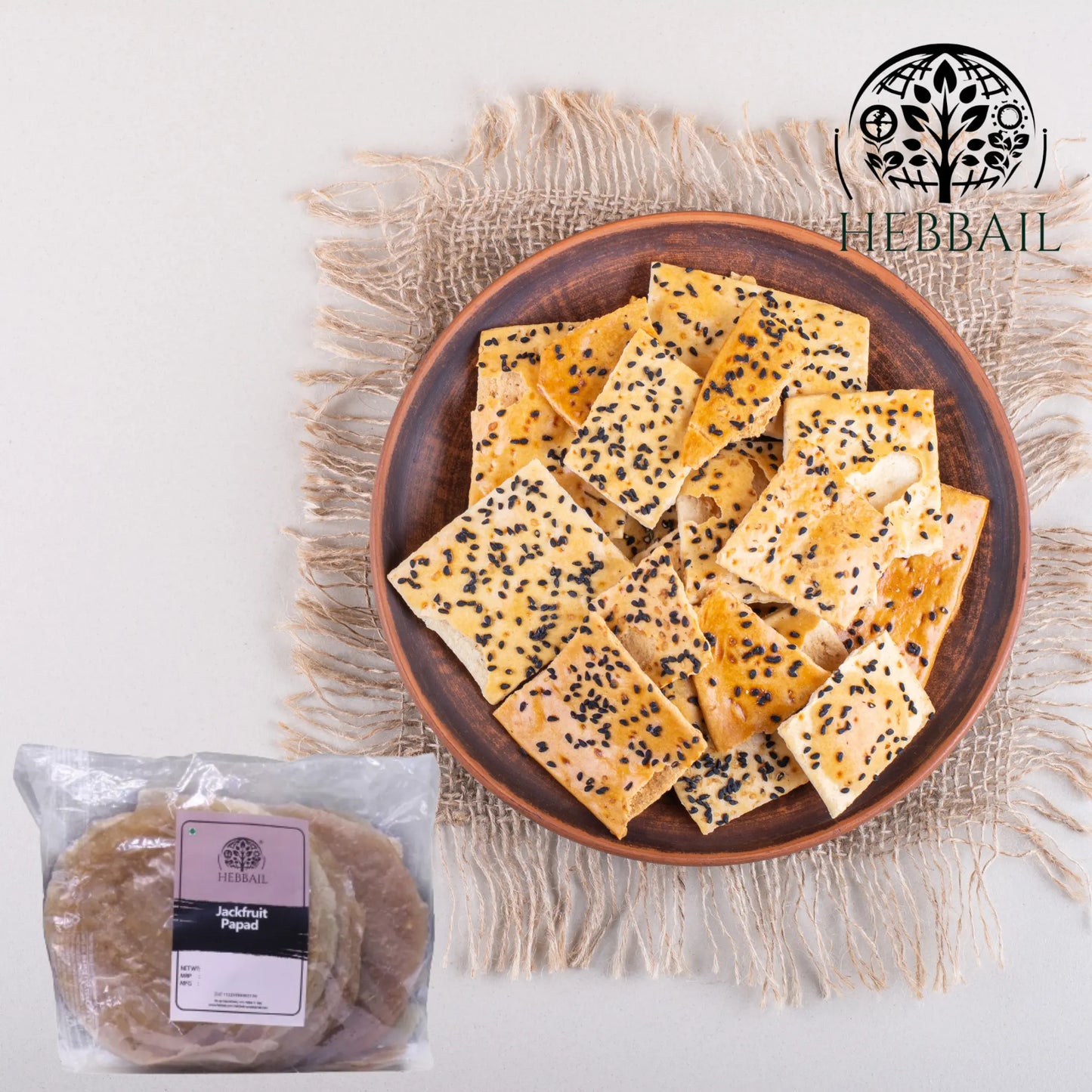 Traditional Jackfruit Pappad | Hebbail Homemade Delights - Hebbail