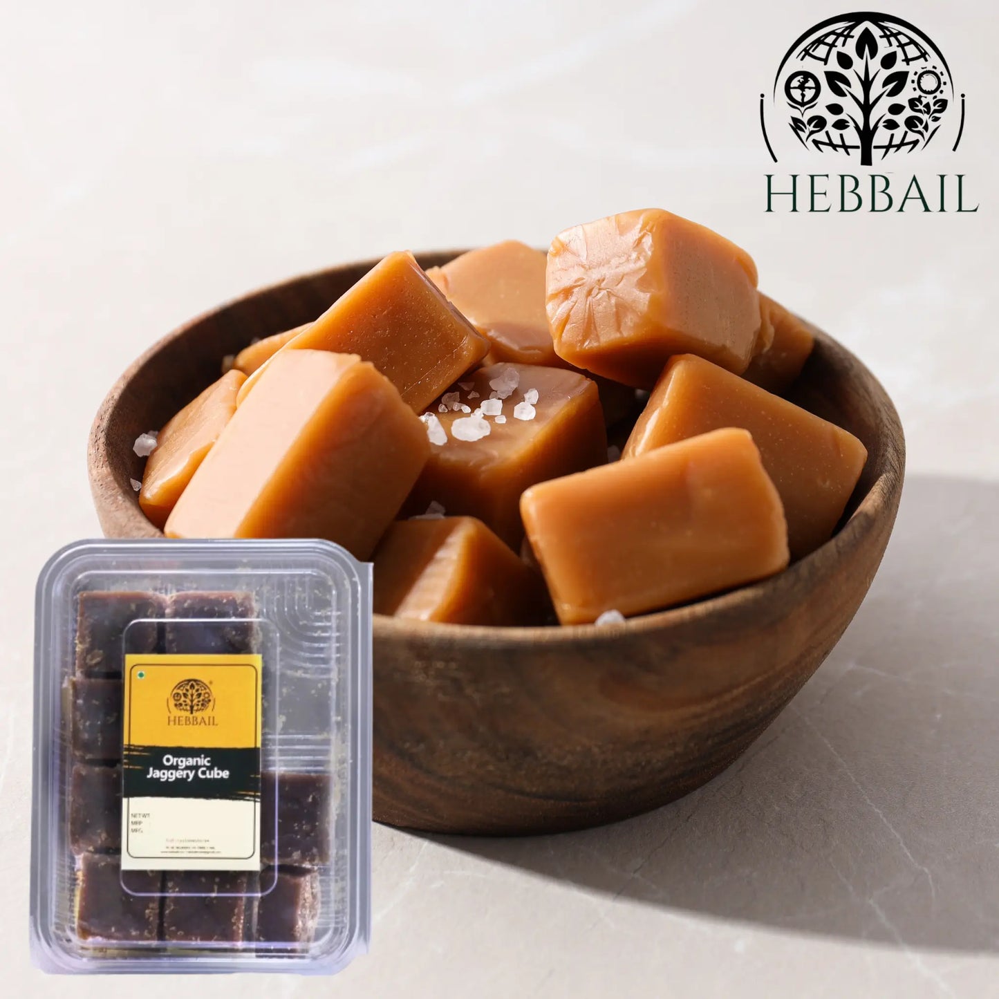 Organic Jaggery Cubes | Hebbail Natural Sweeteners - Hebbail