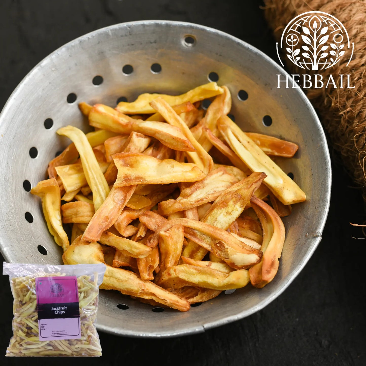 Crispy Jackfruit Chips | Hebbail Traditional Snacks - Hebbail