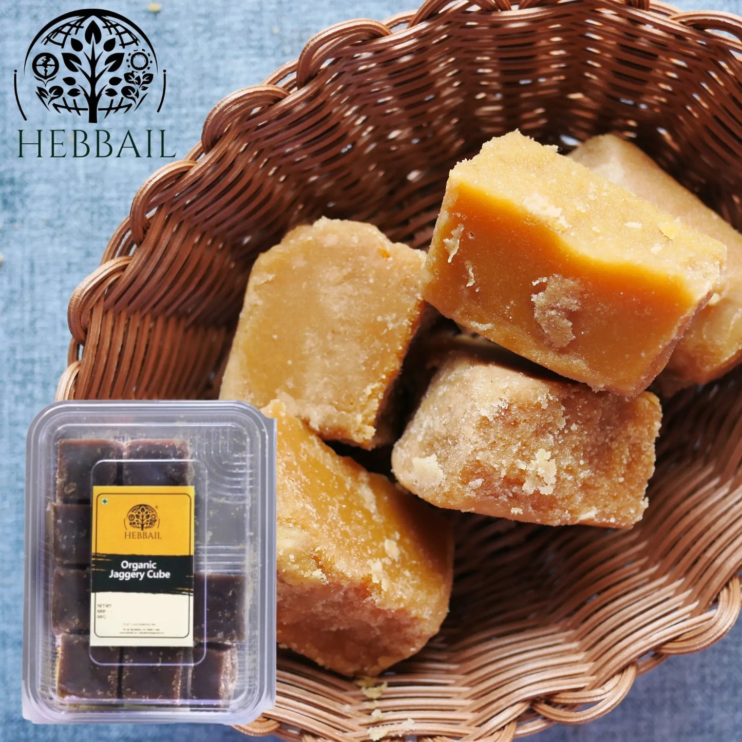 Organic Jaggery Cubes | Hebbail Natural Sweeteners - Hebbail