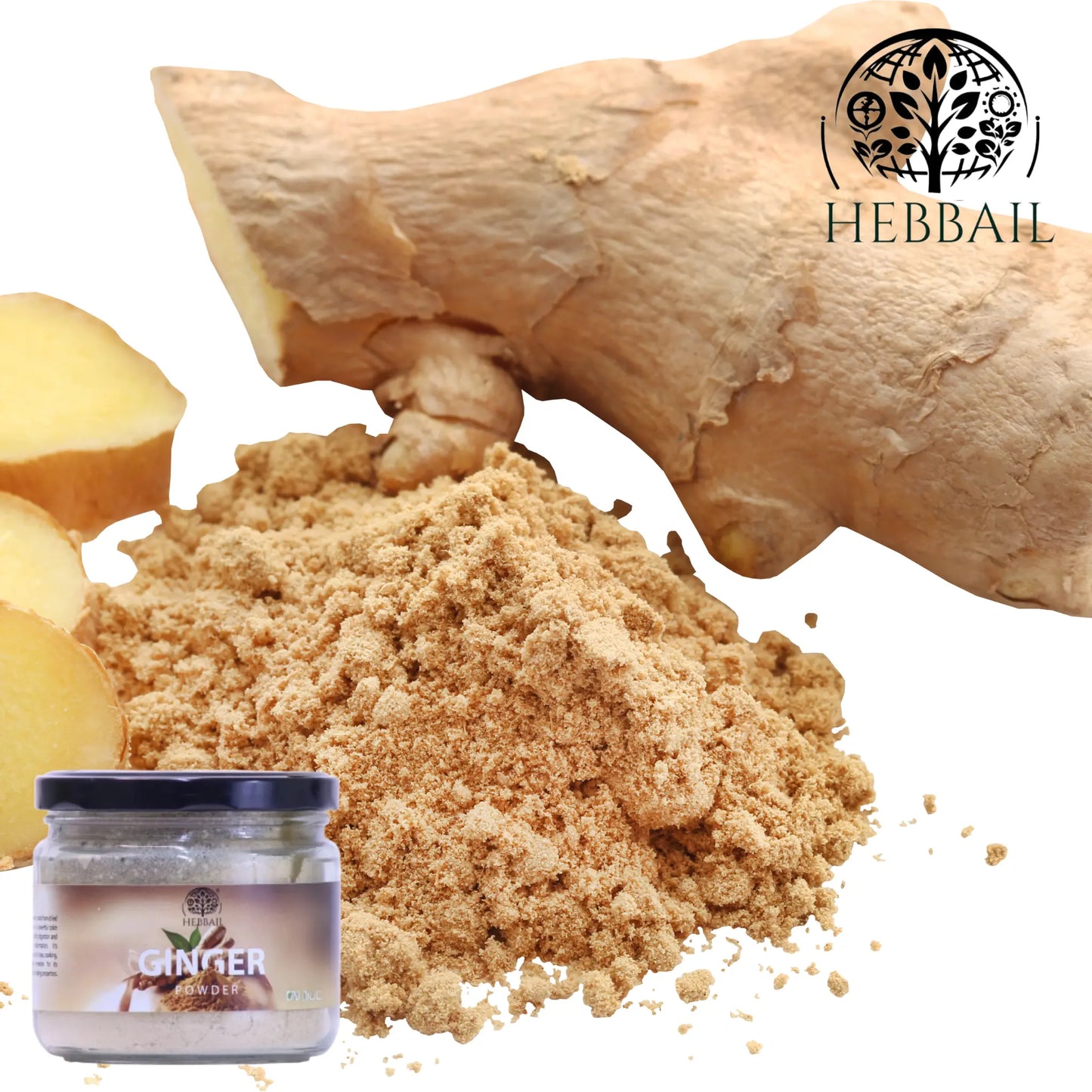 Pure Ginger Powder | Hebbail Natural Spices - Hebbail