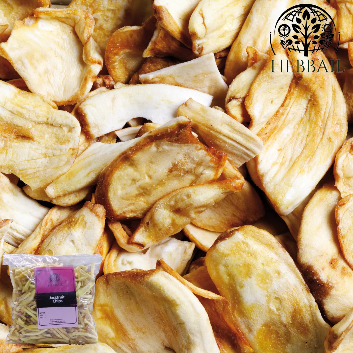 Crispy Jackfruit Chips | Hebbail Traditional Snacks - Hebbail
