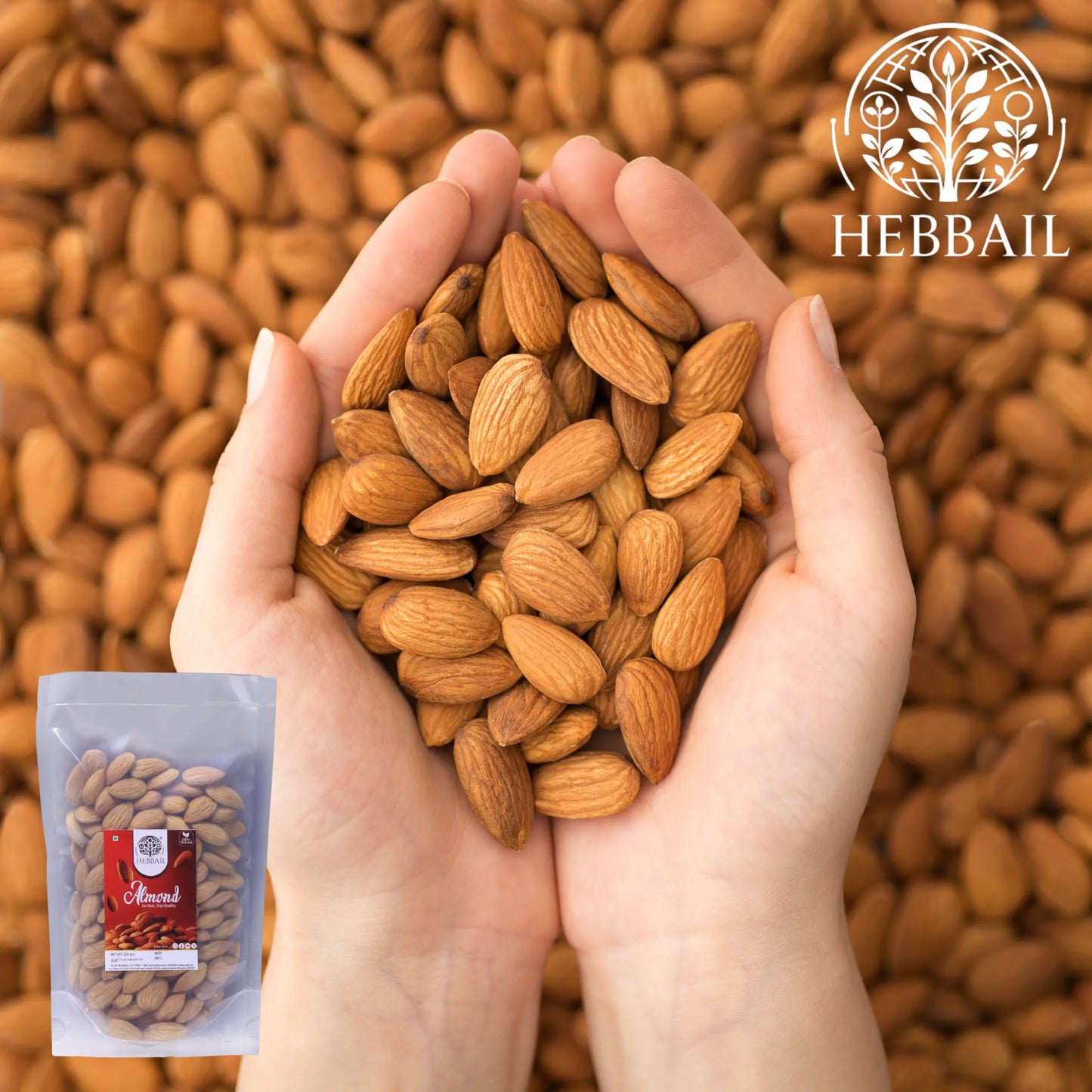 Premium Raw Almonds | Hebbail Natural Foods Hebbail