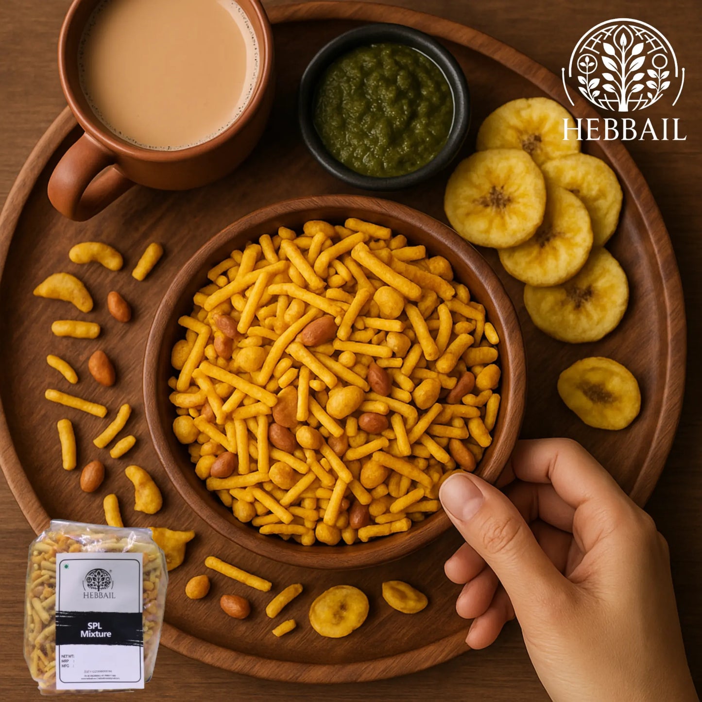 Hebbail Special Mixture (Big) | Crunchy & Spicy Snack Blend - Hebbail