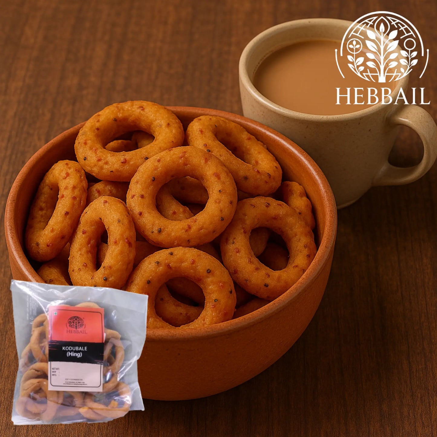 Hing Kodubale | Hebbail Traditional Crunchy Snacks - Hebbail