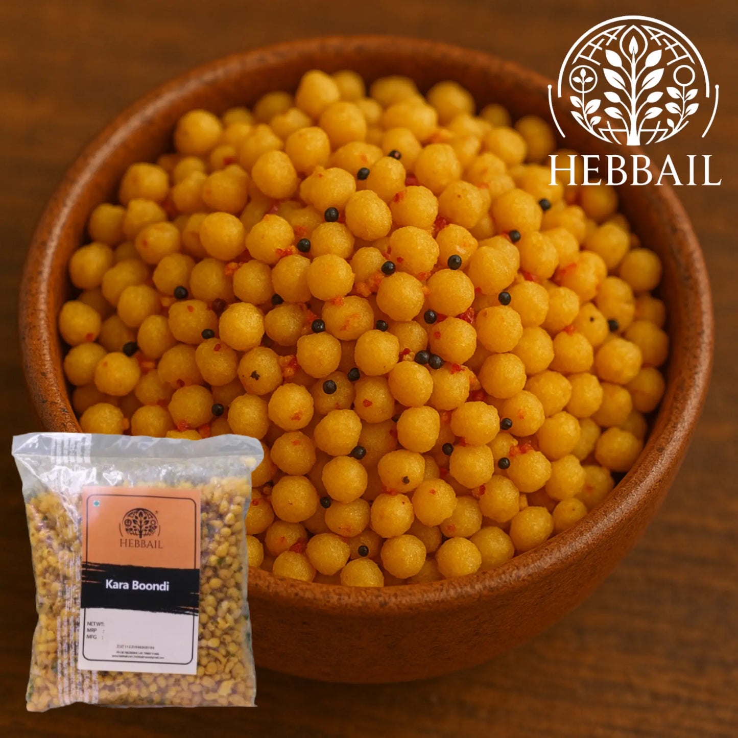 Kara Boondi | Hebbail Spicy Crunchy Snacks - Hebbail