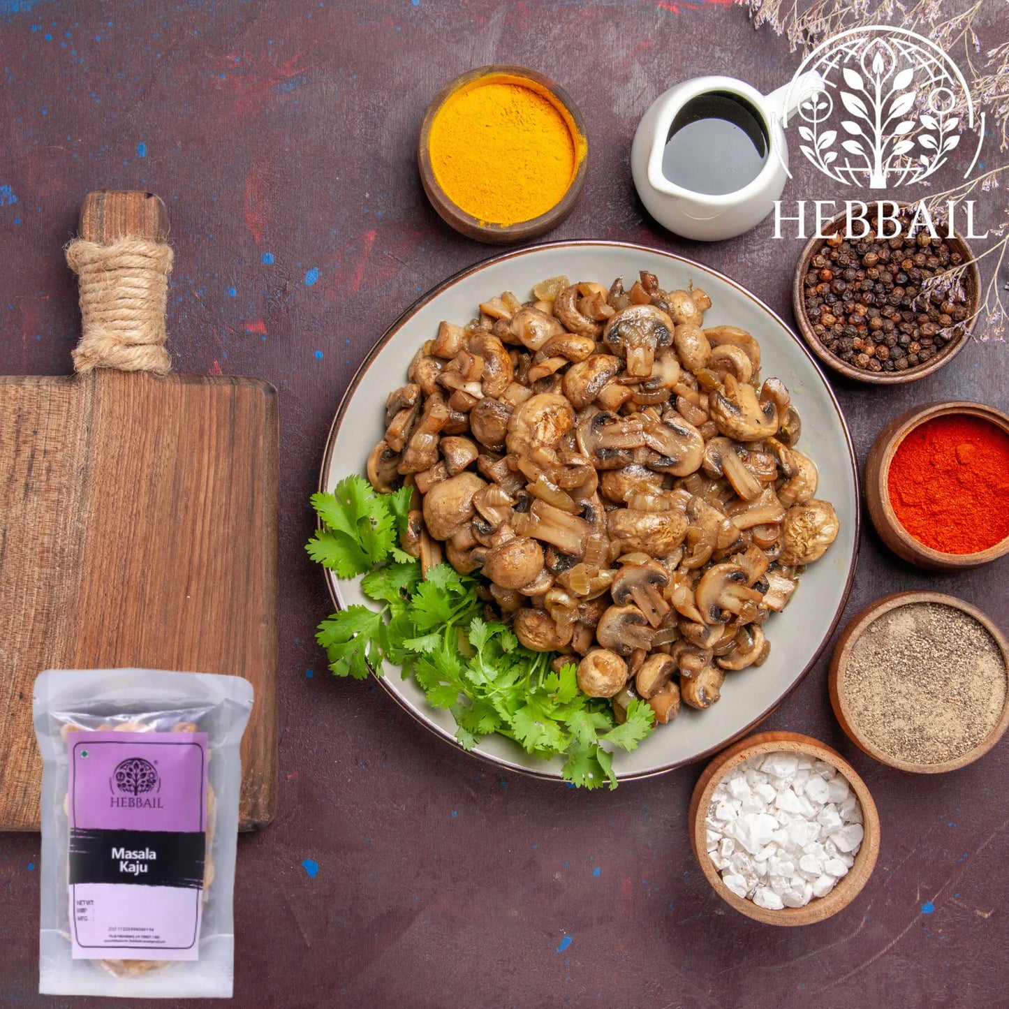 Masala Kaju (Spiced Cashews) | Hebbail Crunchy Snacks - Hebbail