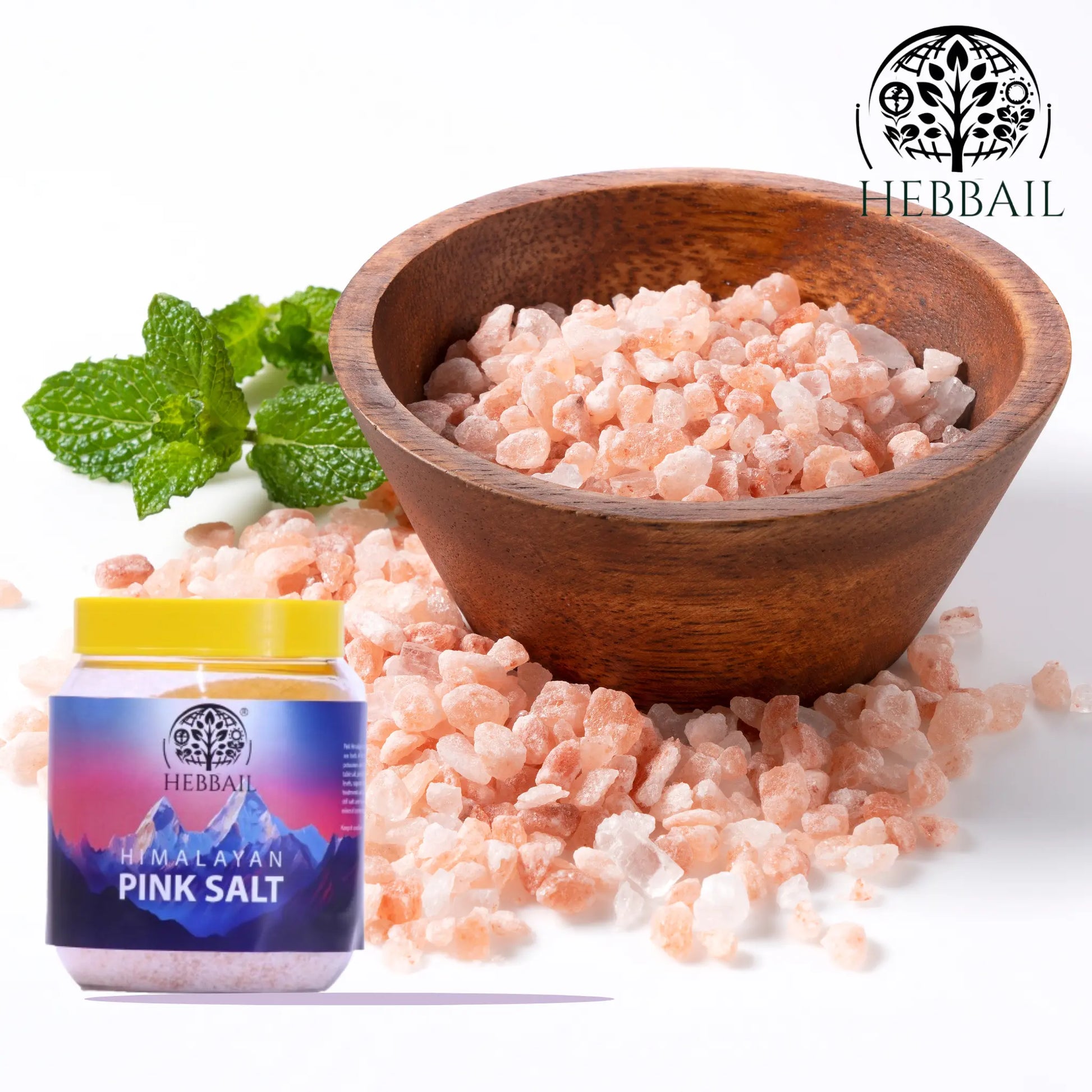 Natural Himalayan Pink Salt | Hebbail Mineral-Rich Seasoning Hebbail