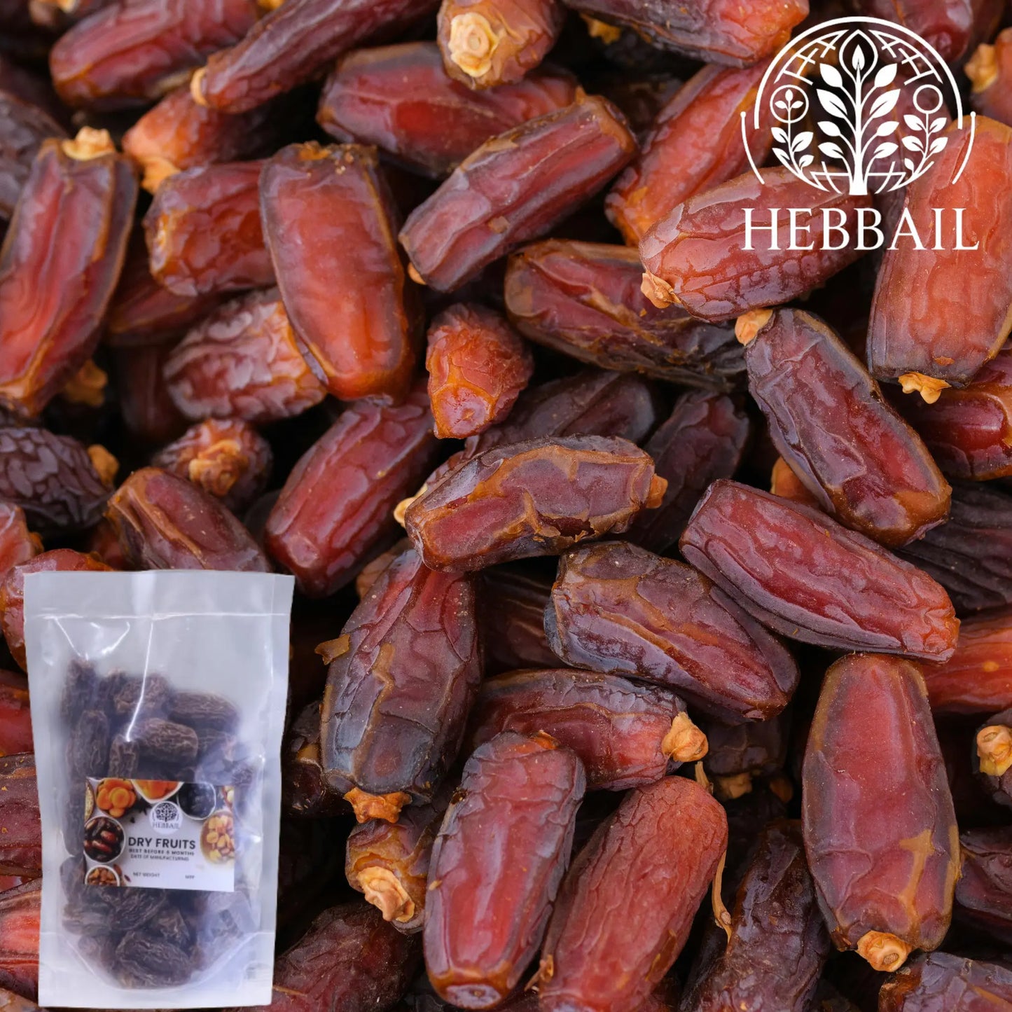 Premium Dry Dates (Kajoor) | Hebbail Natural Foods - Hebbail