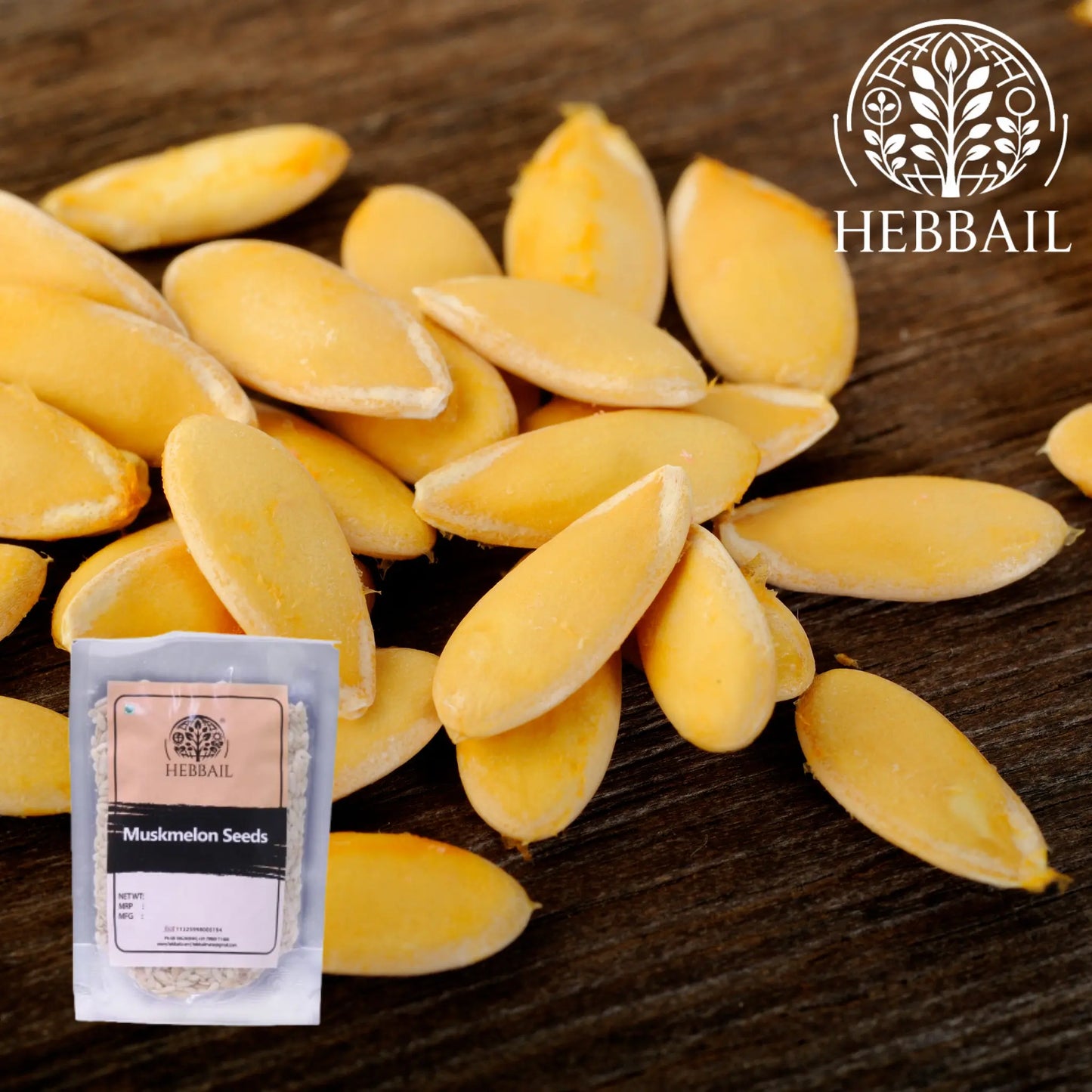 Premium Muskmelon Seeds | Hebbail Natural Superfoods - Hebbail