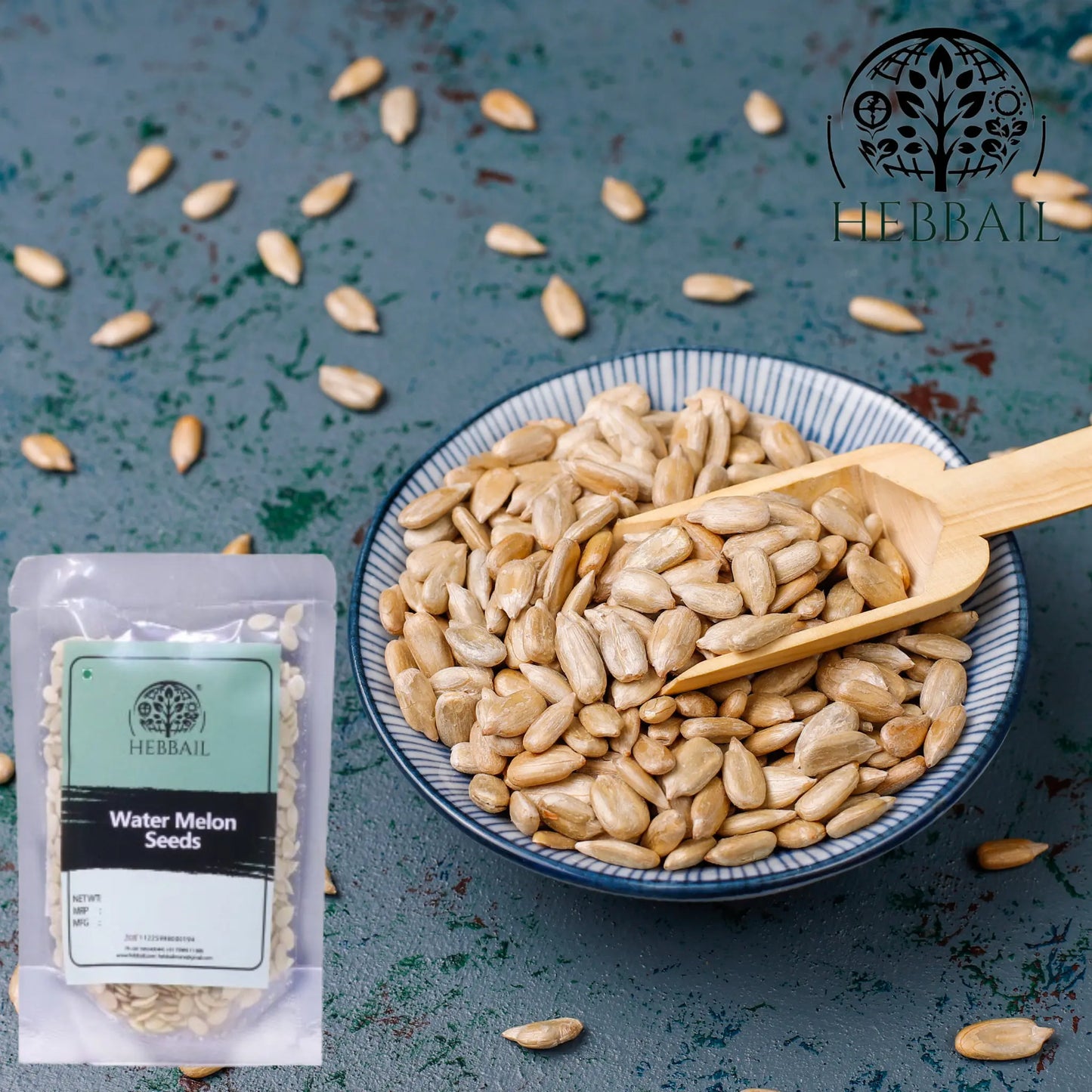 Premium Watermelon Seeds 100 grm | Hebbail Natural Superfoods - Hebbail
