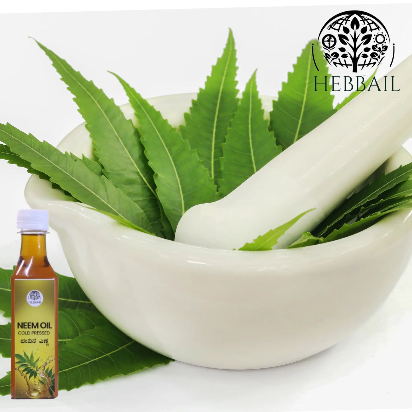 Pure Cold-Pressed Neem Oil | Hebbail Natural Wellness - Hebbail
