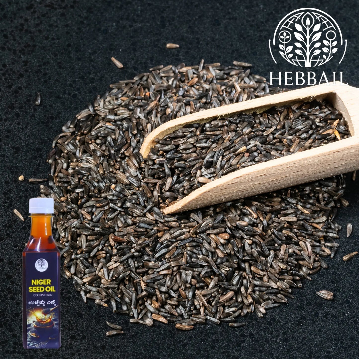 Pure Cold-Pressed Niger Seed Oil | Hebbail Natural Wellness - Hebbail