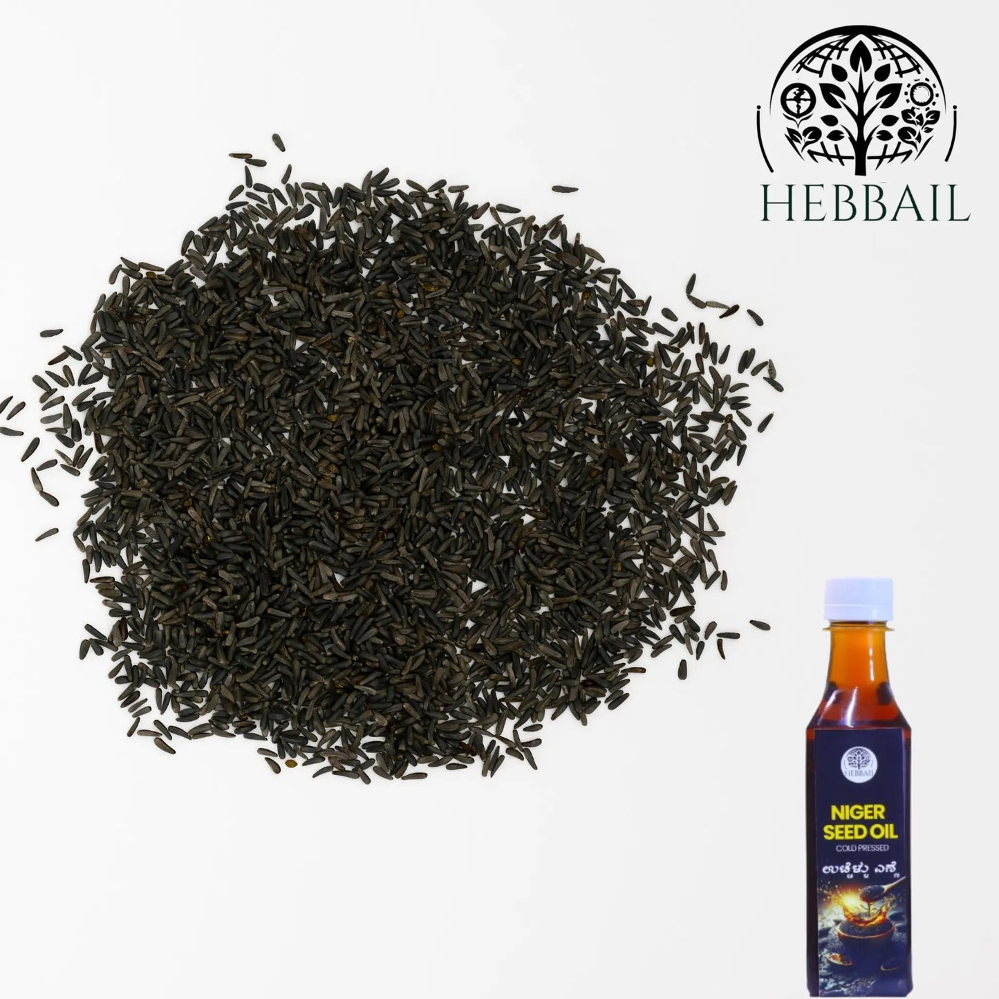 Pure Cold-Pressed Niger Seed Oil | Hebbail Natural Wellness - Hebbail