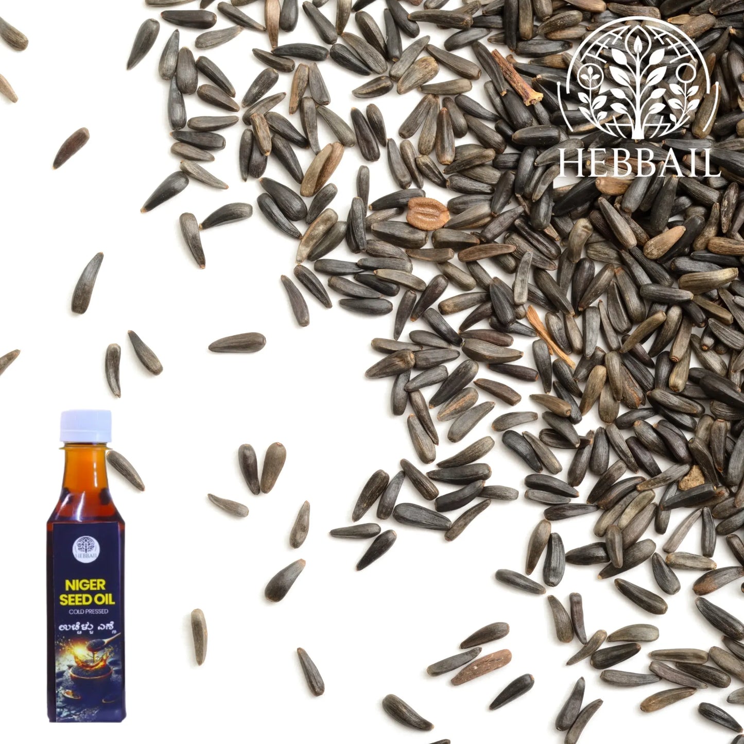 Pure Cold-Pressed Niger Seed Oil | Hebbail Natural Wellness - Hebbail