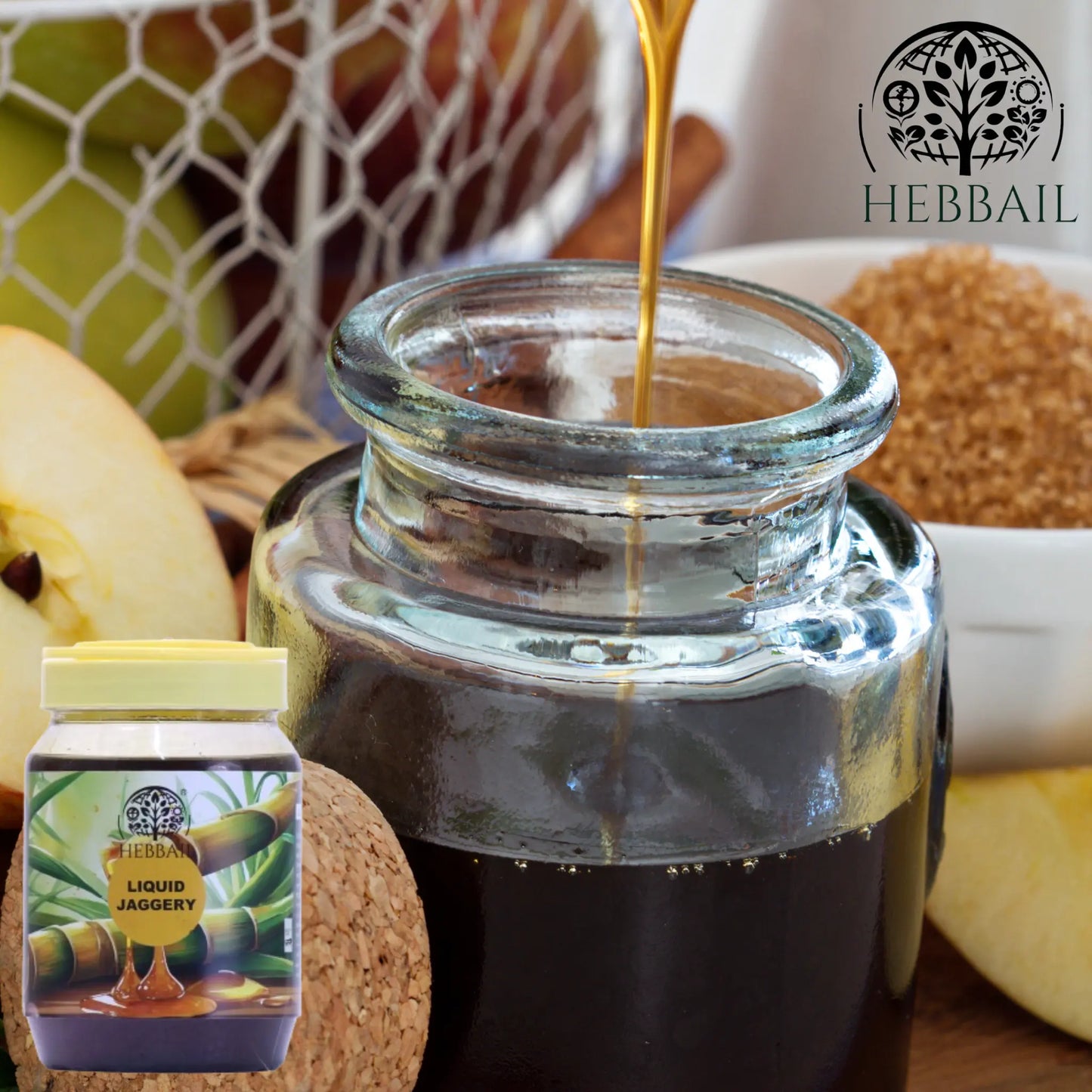 Pure Liquid Jaggery (Joni Bella) | Hebbail Natural Sweeteners - Hebbail