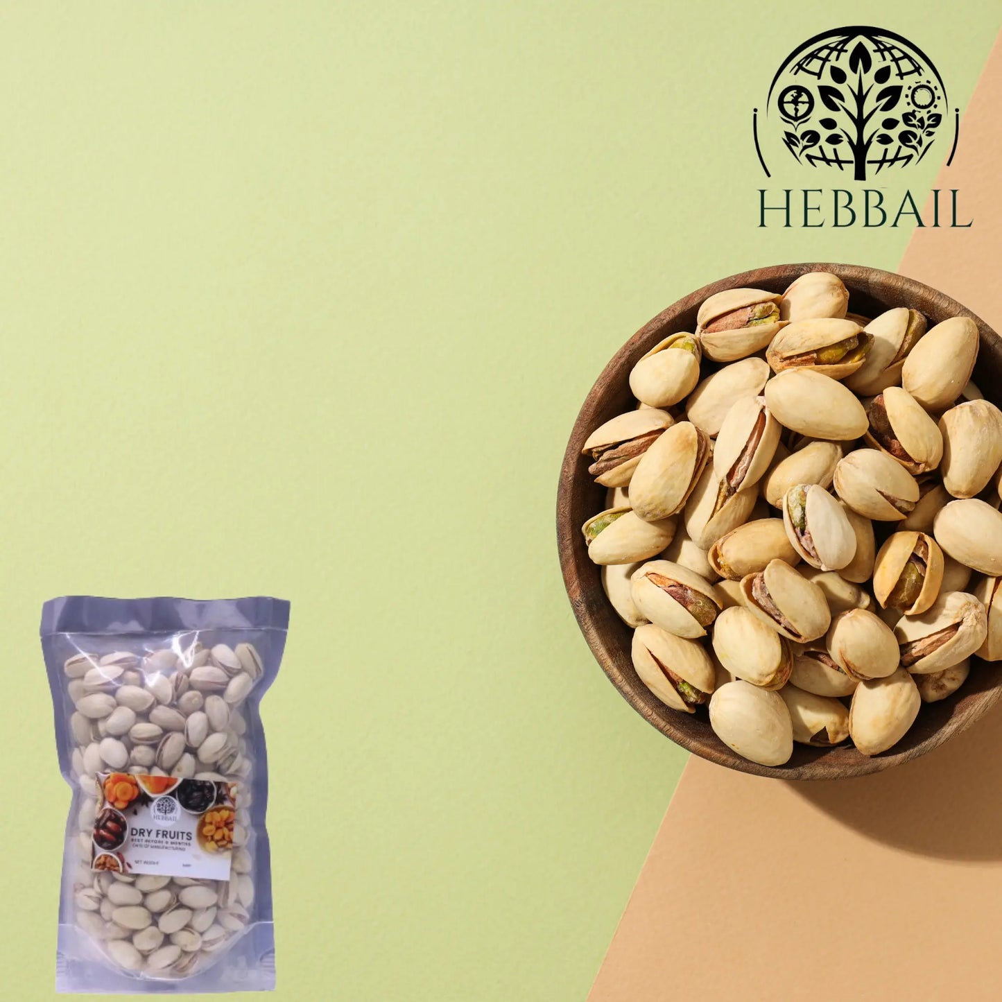 Salted Pistachios | Hebbail Premium Roasted Nuts Hebbail