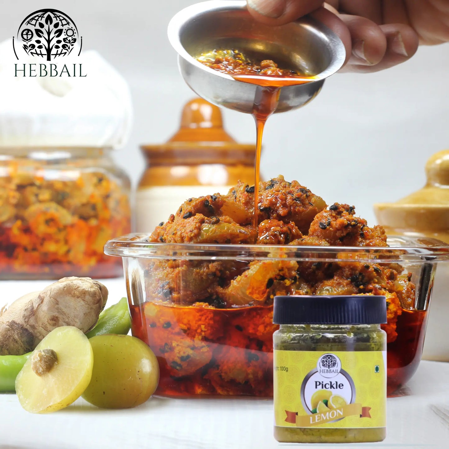 Traditional Lemon Pickle | Hebbail Authentic Pickles - Hebbail