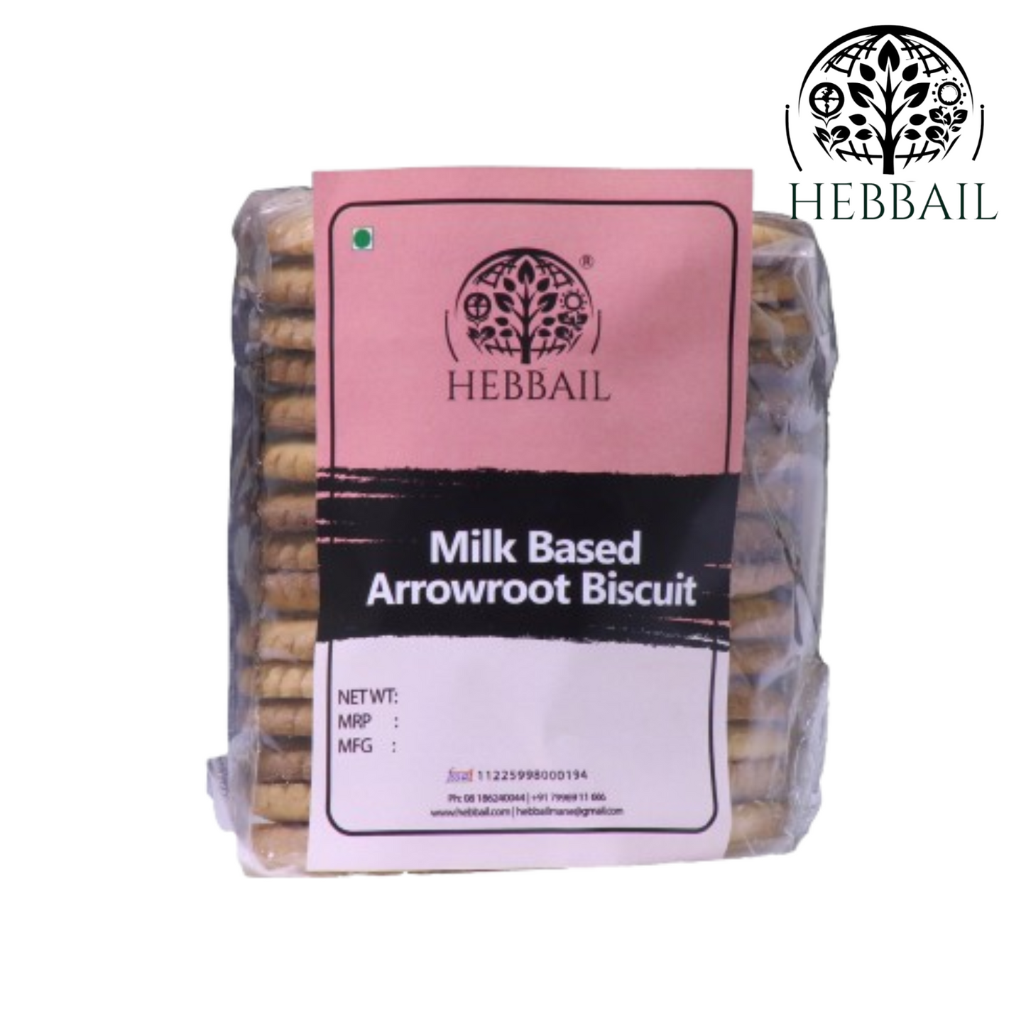 Arrowroot Milk Biscuits | Hebbail Healthy Baked Snacks