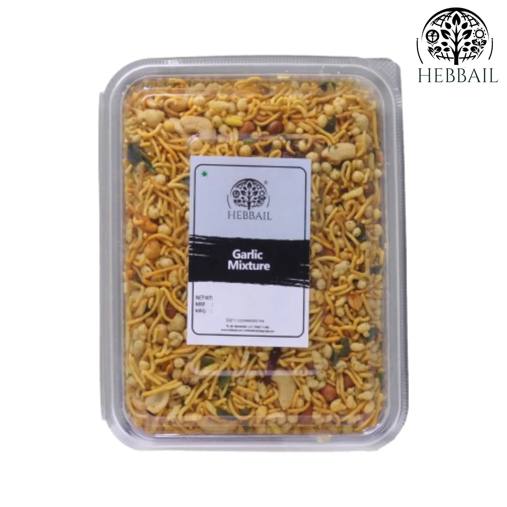 Hebbail Garlic Mixture | Crunchy & Flavorful Snack - Hebbail