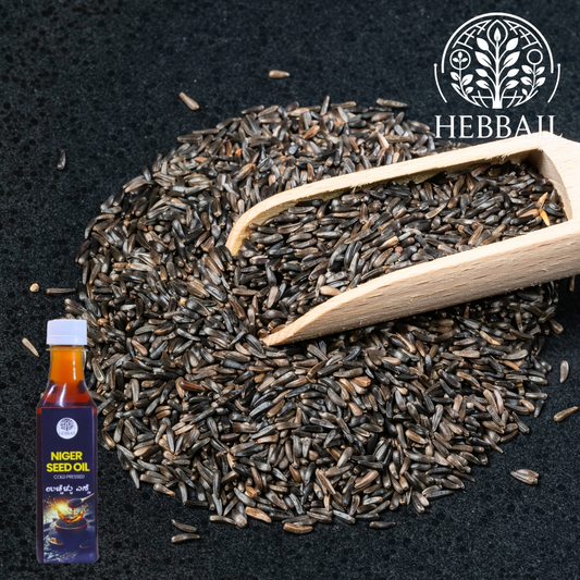 Pure Cold-Pressed Niger Seed Oil | Hebbail Natural Wellness