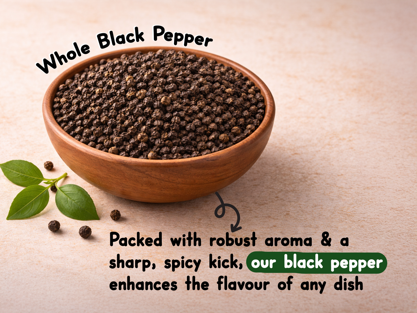 Whole Black Pepper