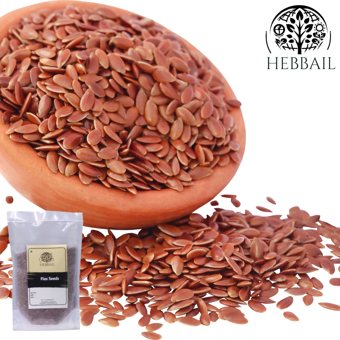 Premium Flax Seeds | Hebbail Natural Superfoods - Hebbail