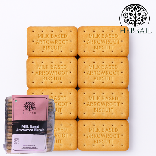 Arrowroot Milk Biscuits | Hebbail Healthy Baked Snacks