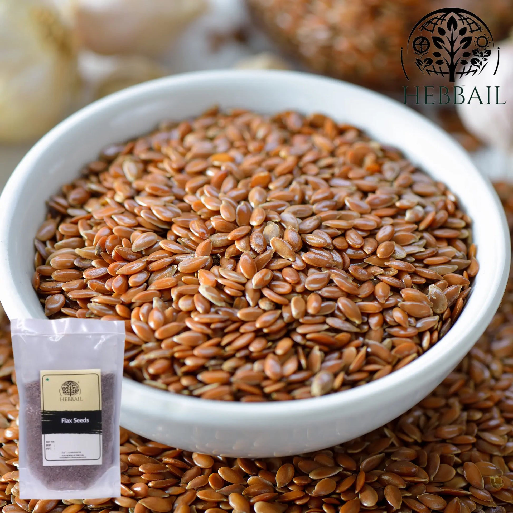 Premium Flax Seeds | Hebbail Natural Superfoods - Hebbail