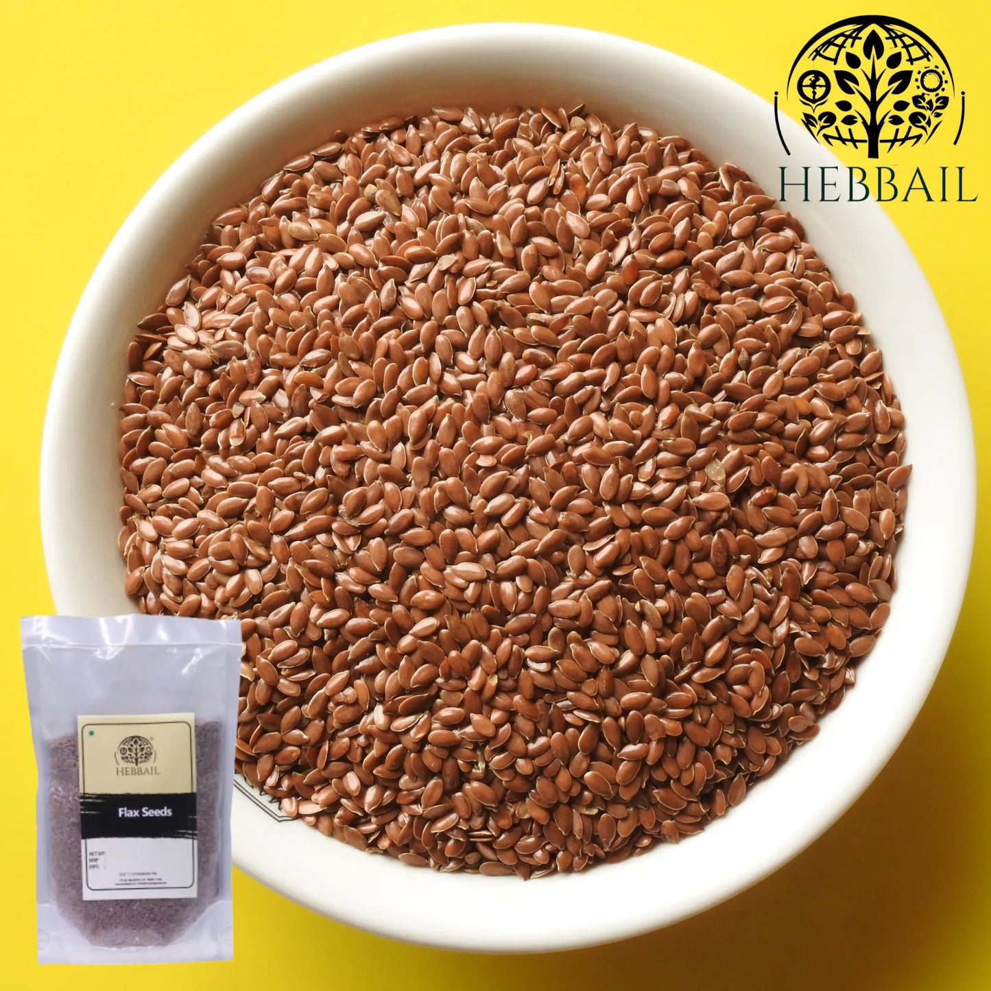 Premium Flax Seeds | Hebbail Natural Superfoods - Hebbail