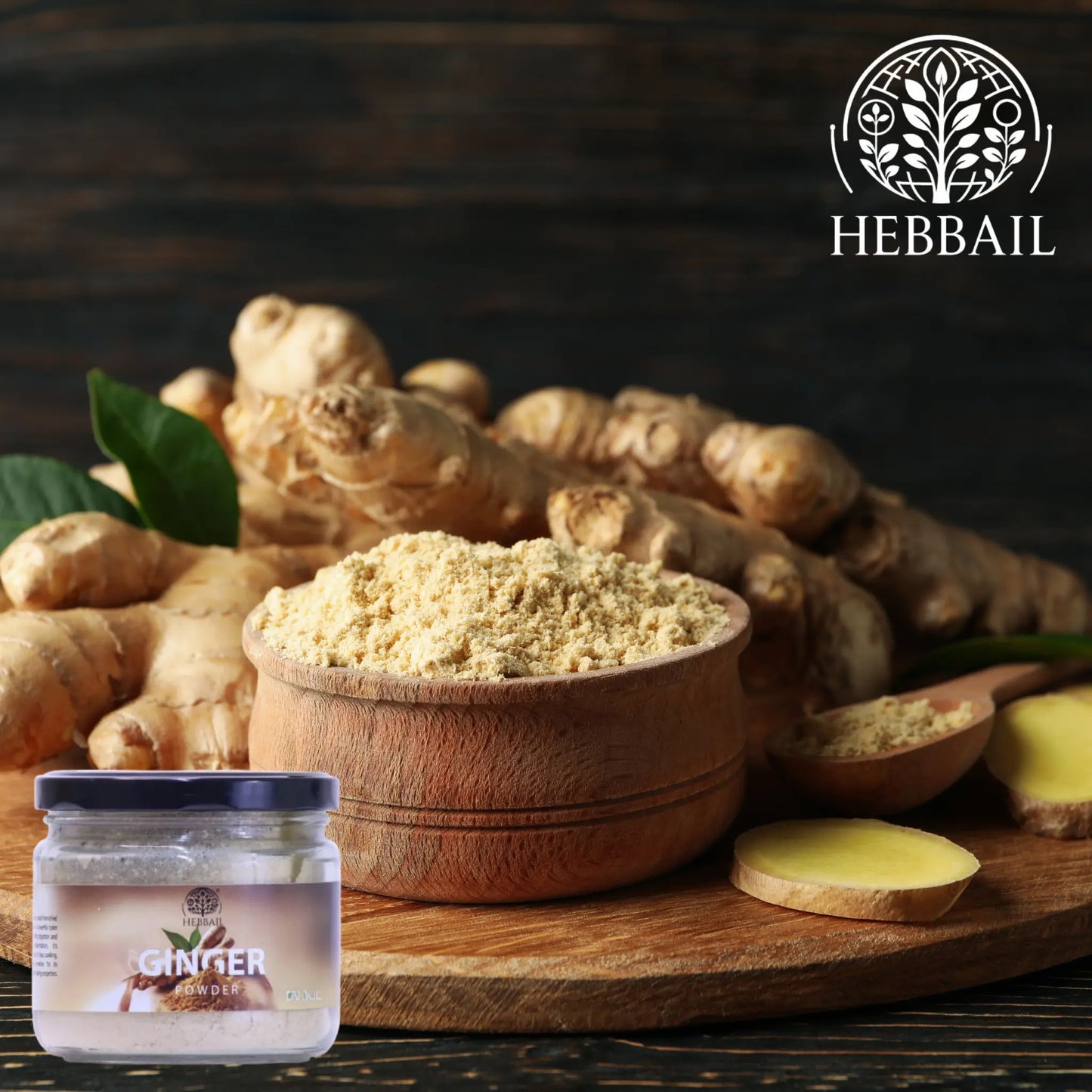 Pure Ginger Powder | Hebbail Natural Spices - Hebbail