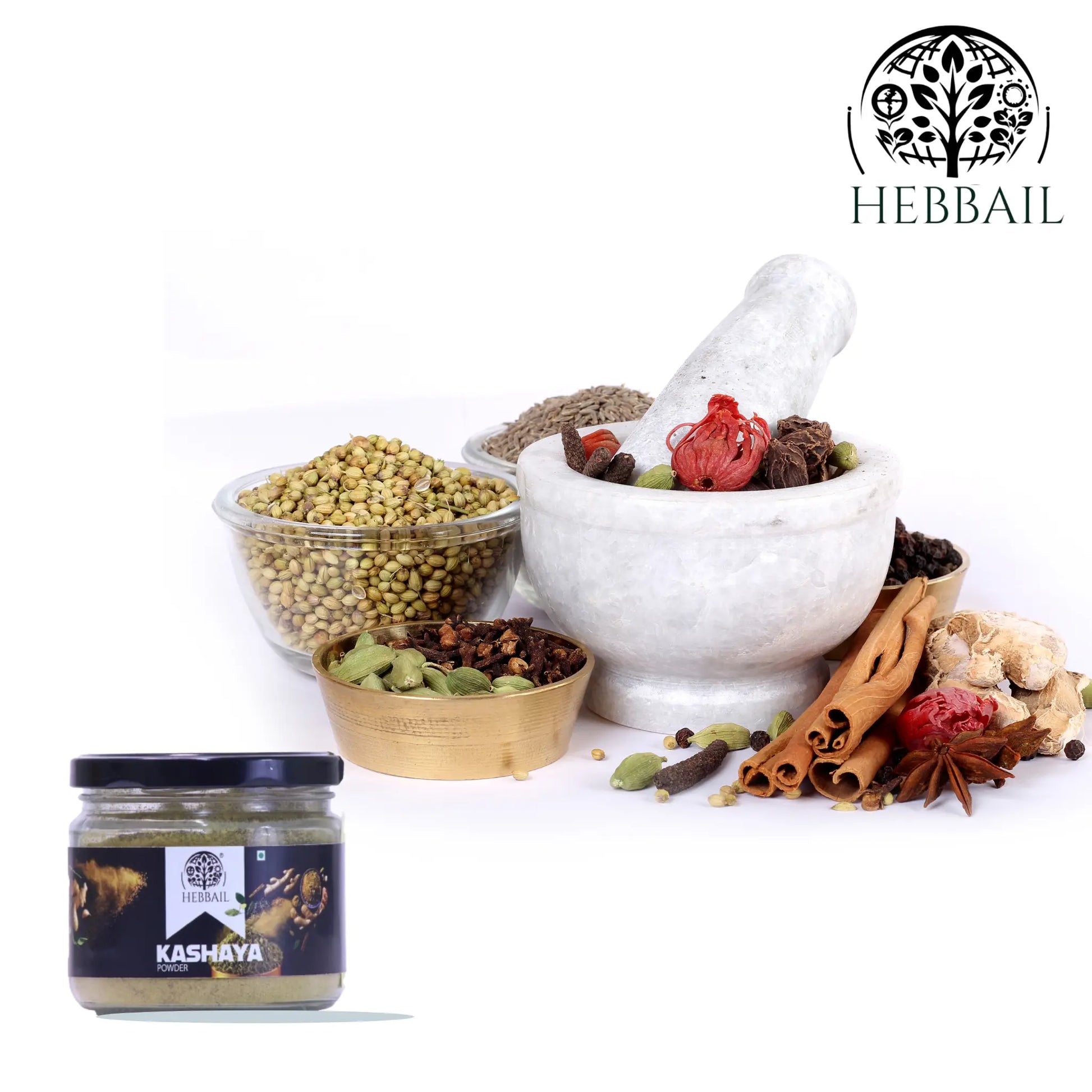 Ayurvedic Kashaya Powder | Hebbail Herbal Wellness Blend - Hebbail