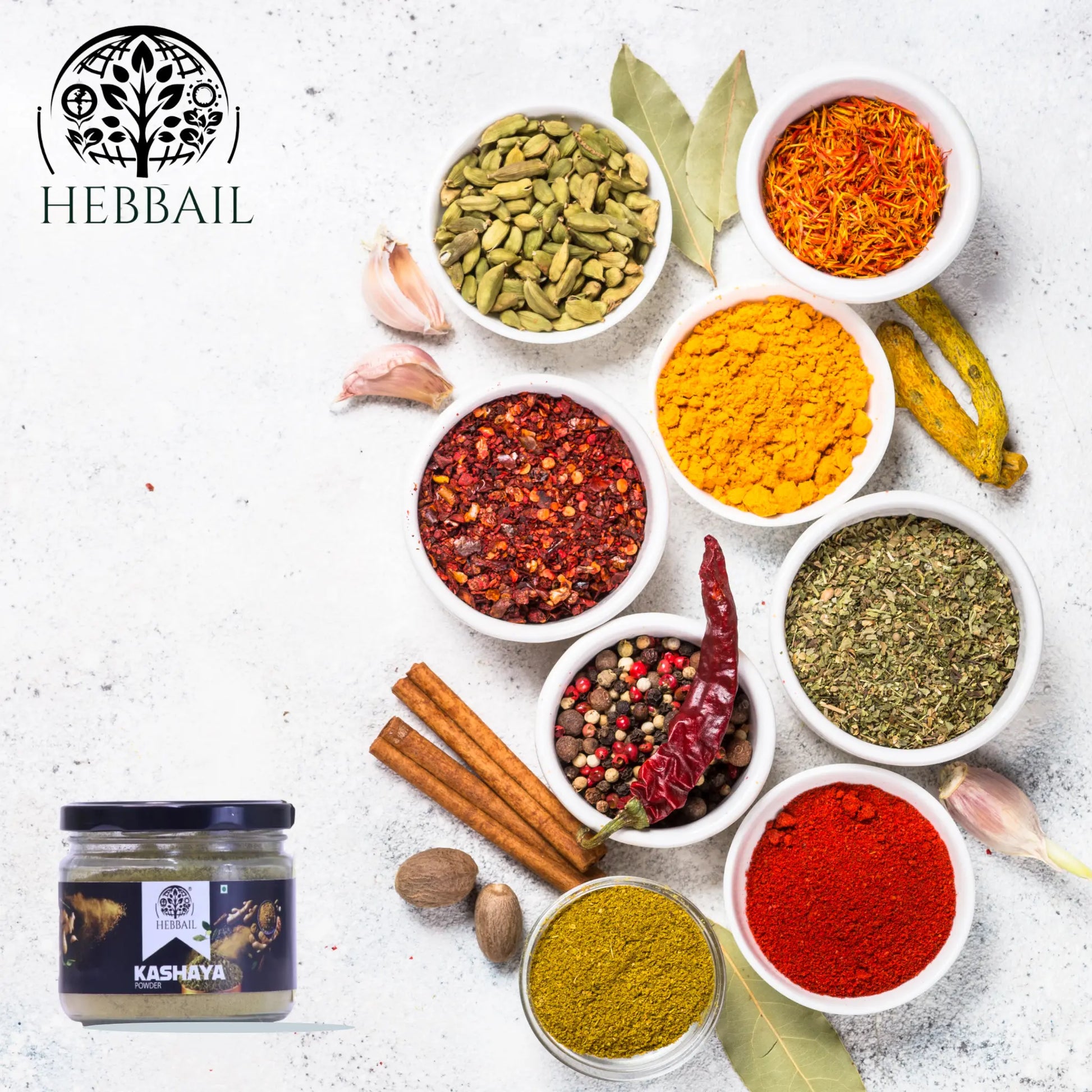 Ayurvedic Kashaya Powder | Hebbail Herbal Wellness Blend - Hebbail