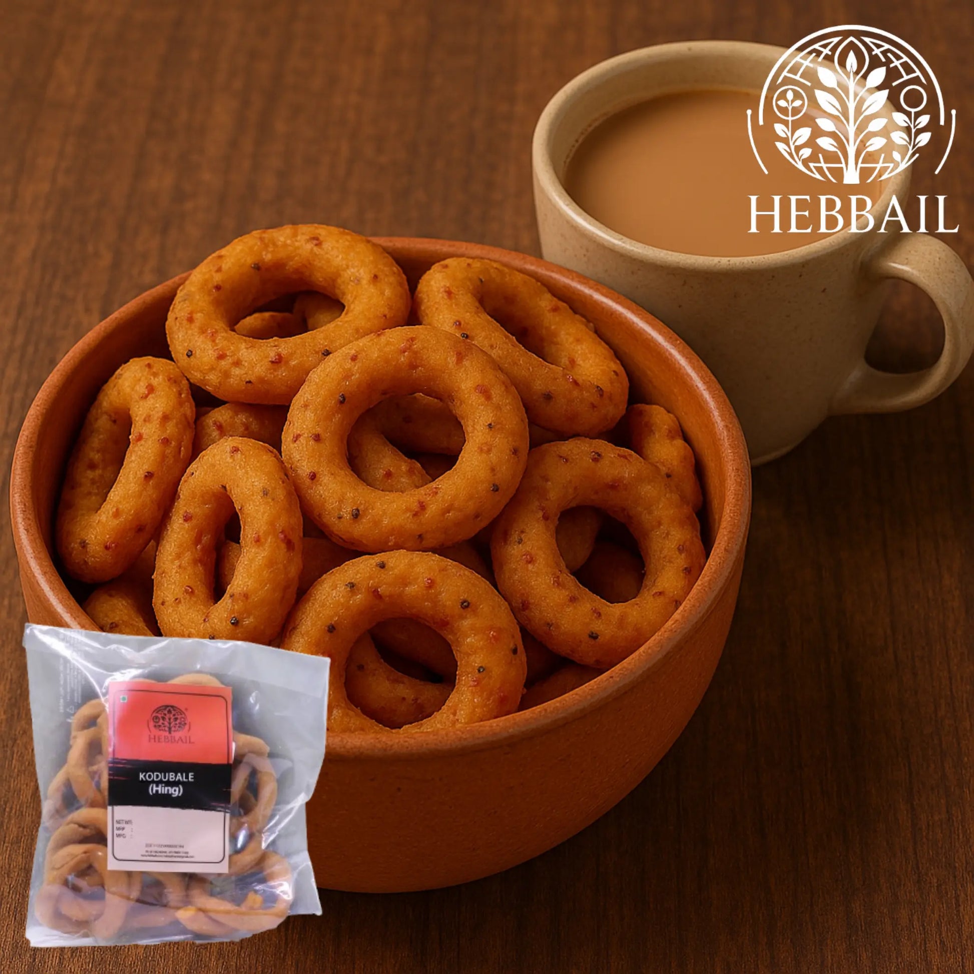 Hing Kodubale | Hebbail Traditional Crunchy Snacks - Hebbail