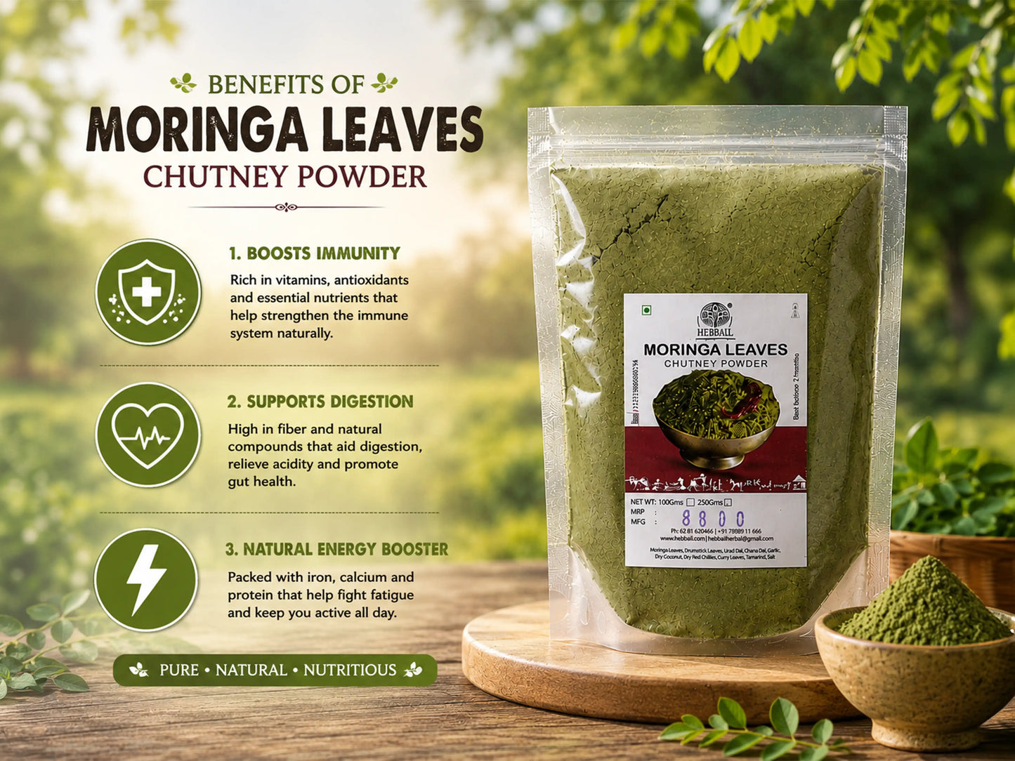 Moringa Chutney Powder