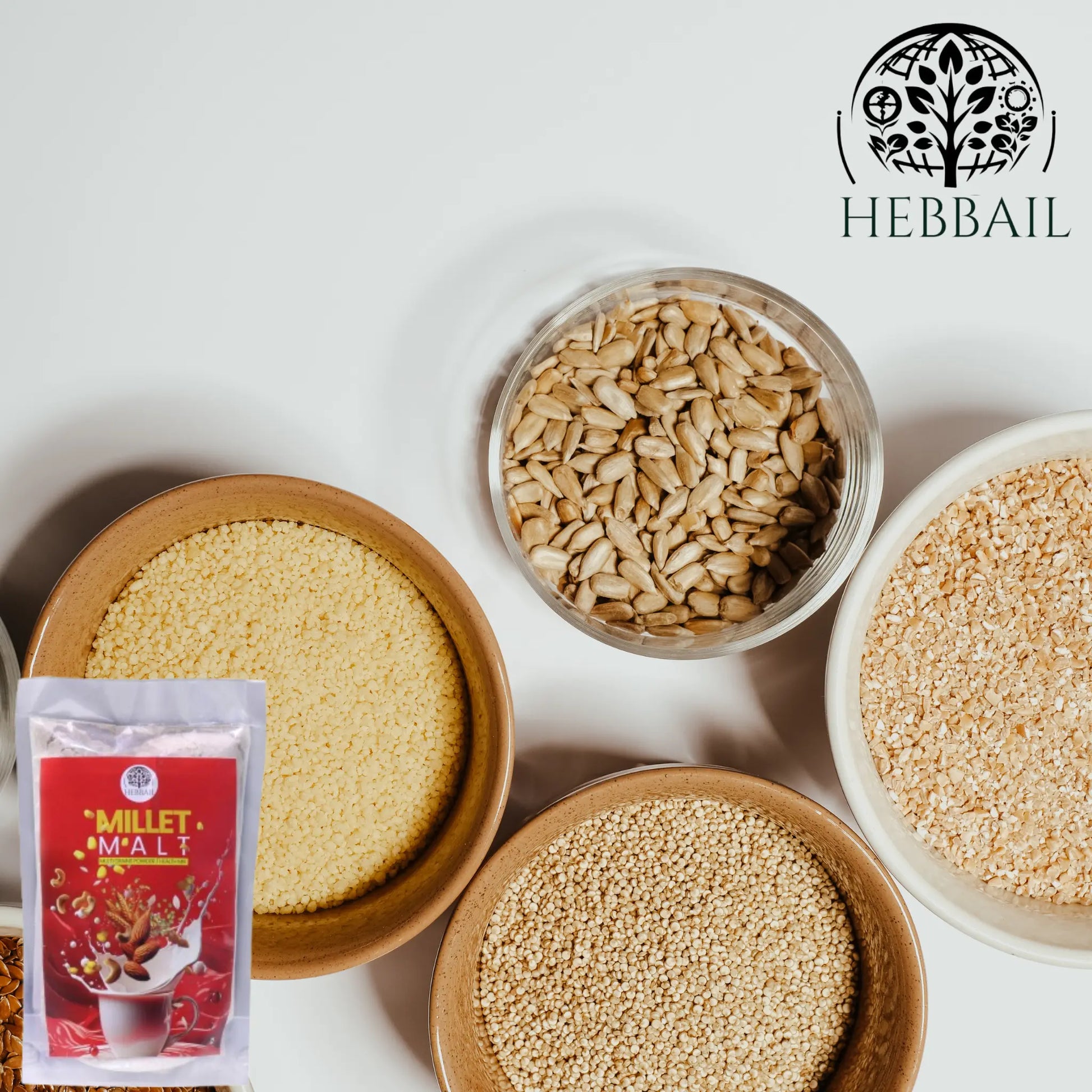 Millet Malt Mix | Hebbail Wholesome Health Drink - Hebbail