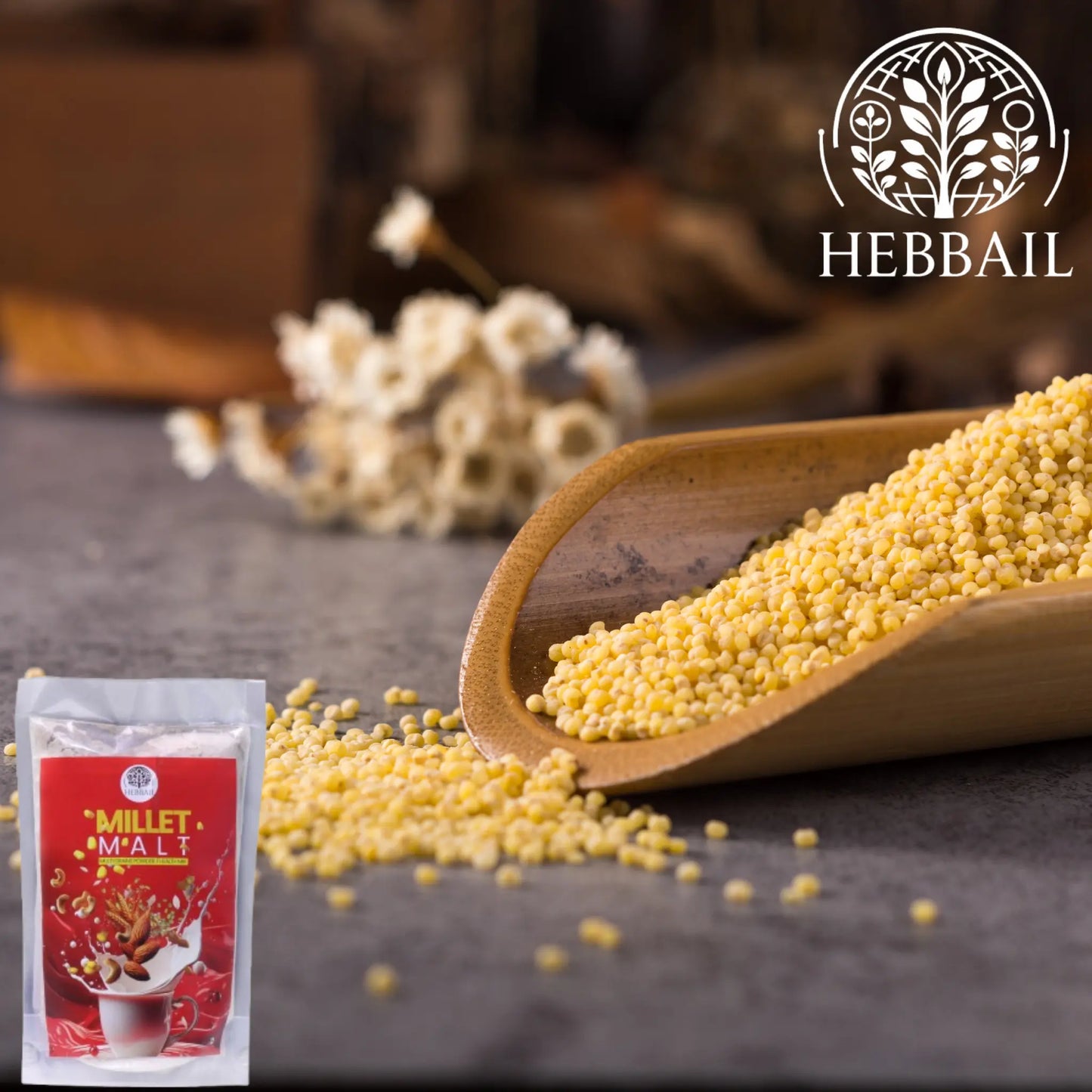 Millet Malt Mix | Hebbail Wholesome Health Drink - Hebbail