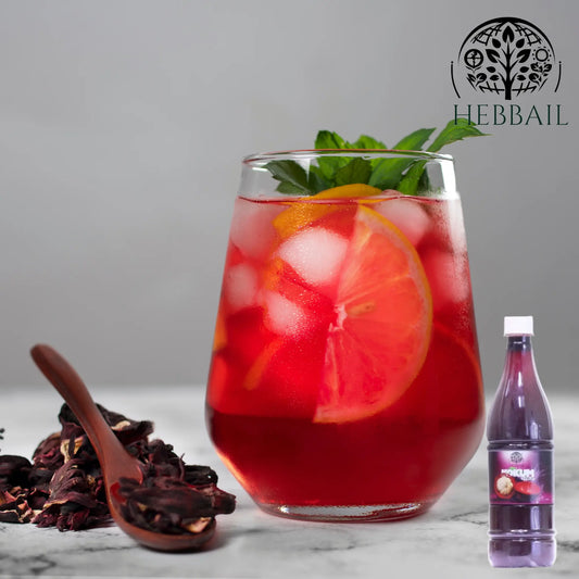Natural Kokum Syrup | Hebbail Refreshing Herbal Beverage - Hebbail