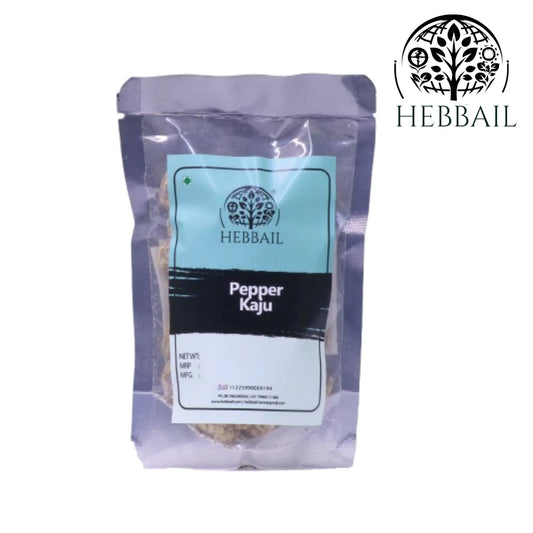Pepper Kaju (Black Pepper Cashews) | Hebbail Spiced Nuts - Hebbail