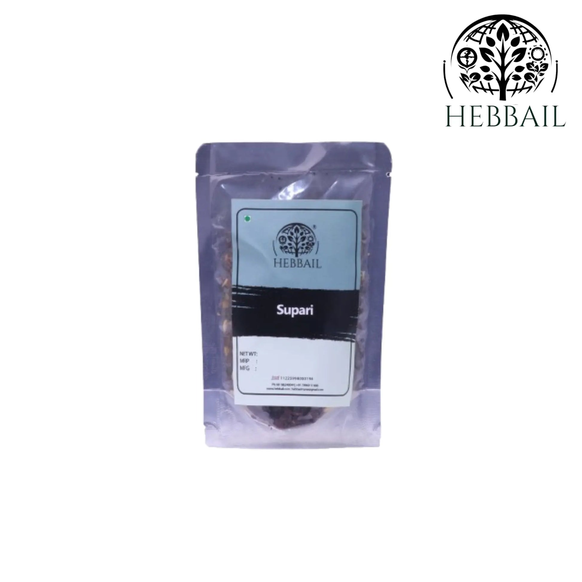 Premium Supari (Areca Nut) 100 grm | Hebbail Traditional Digestive - Hebbail