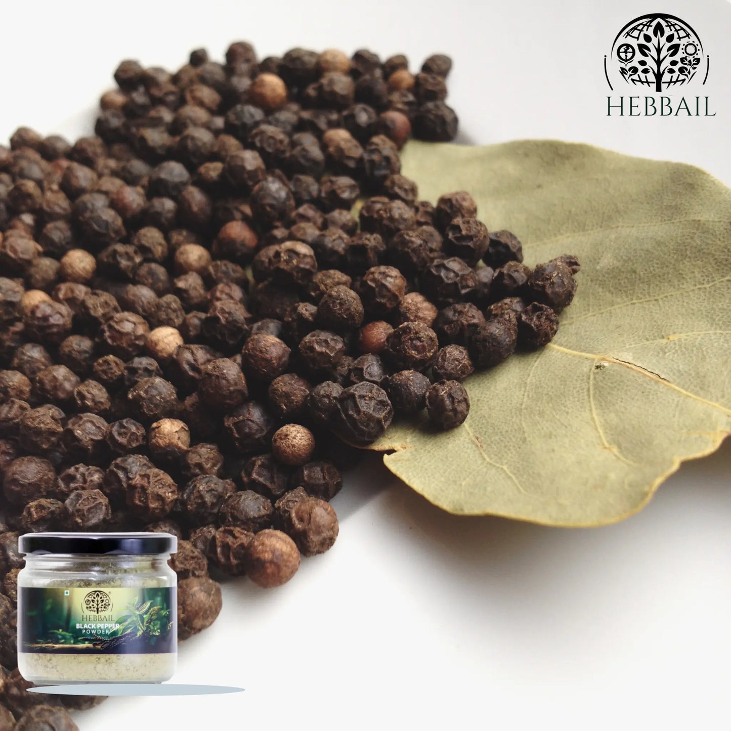 Pure Black Pepper Powder | Hebbail Natural Spices - Hebbail