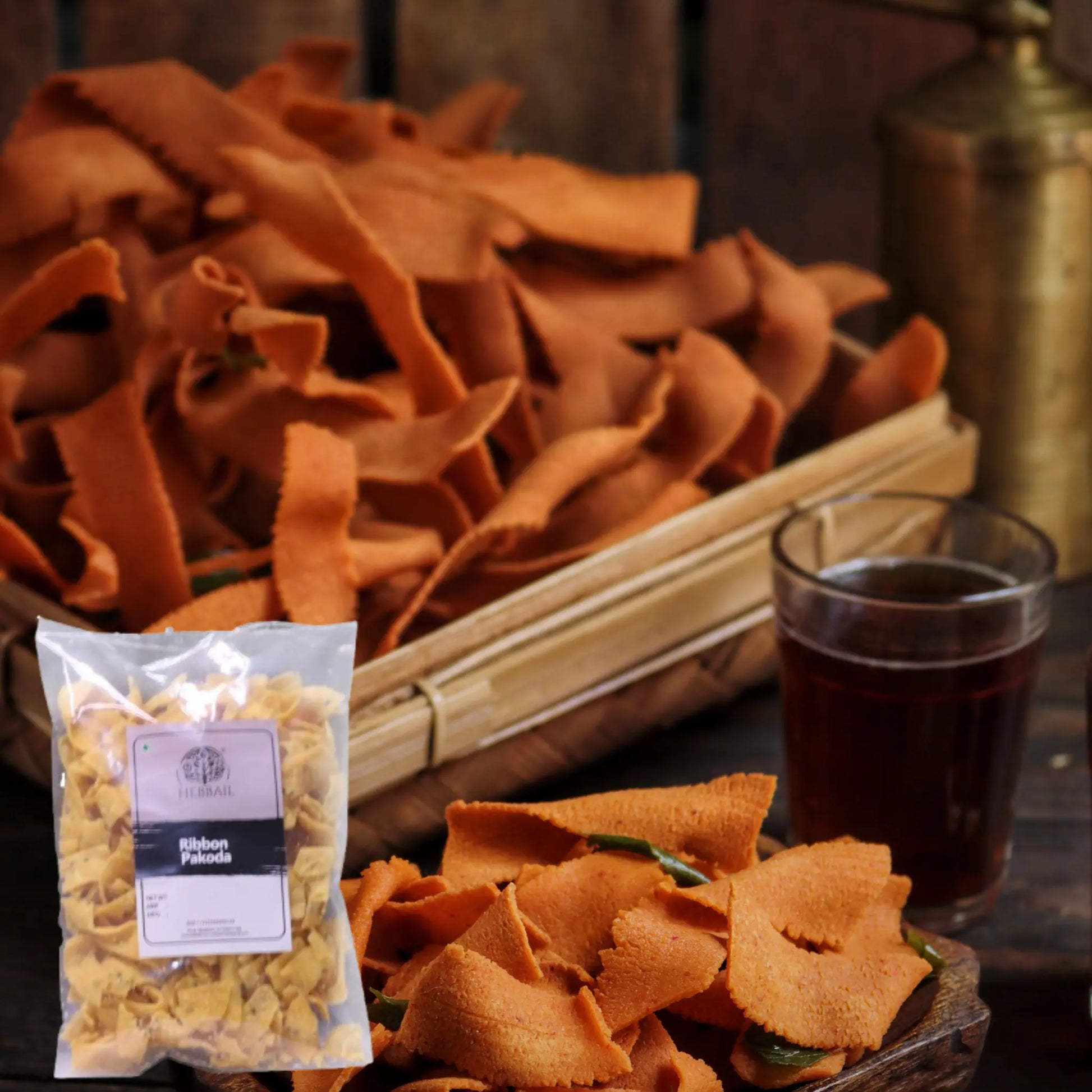 Ribbon Pakoda | Hebbail Traditional Crunchy Snacks Hebbail