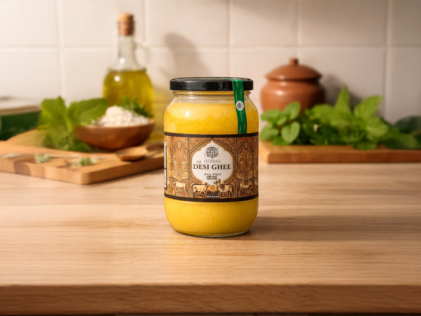 Hebbail A2 Desi Cow Ghee